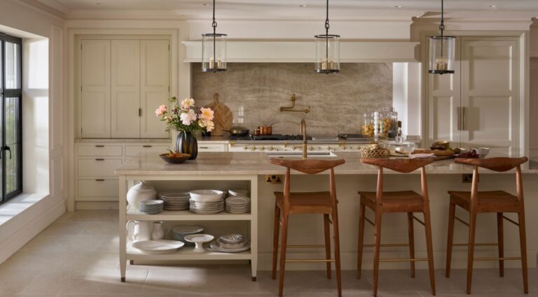 Kitchen island with clever storage