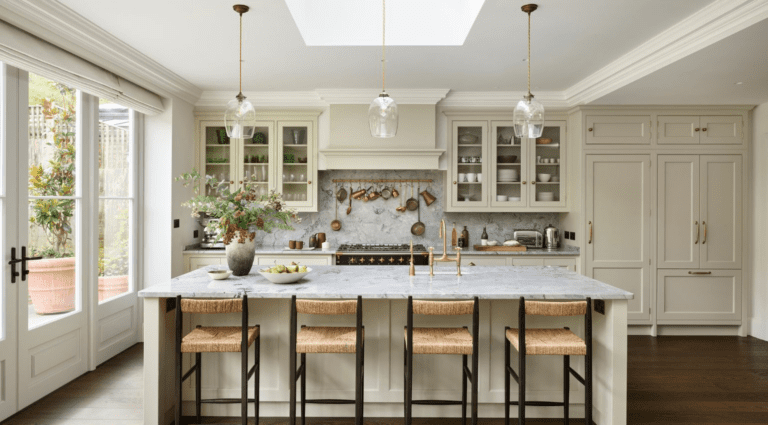 Neutral kitchen design by Martin Moore