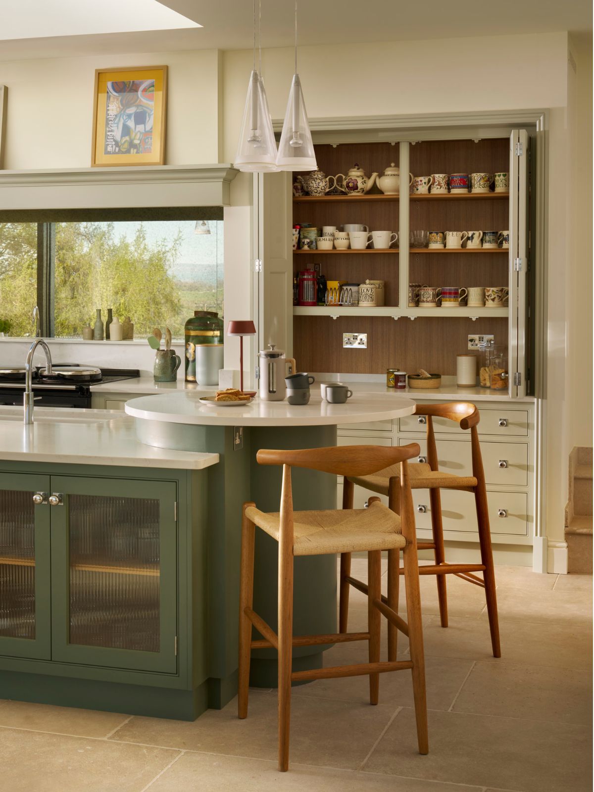 Coffee station in a Martin Moore Kitchen