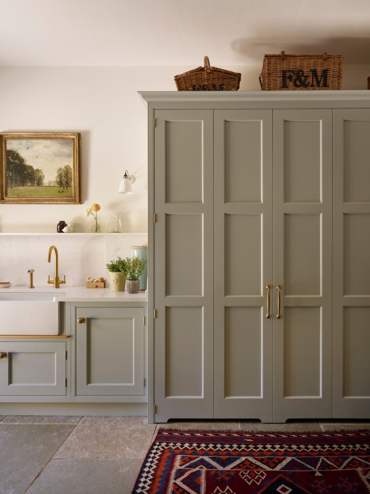 Butlers pantry in a country kitchen