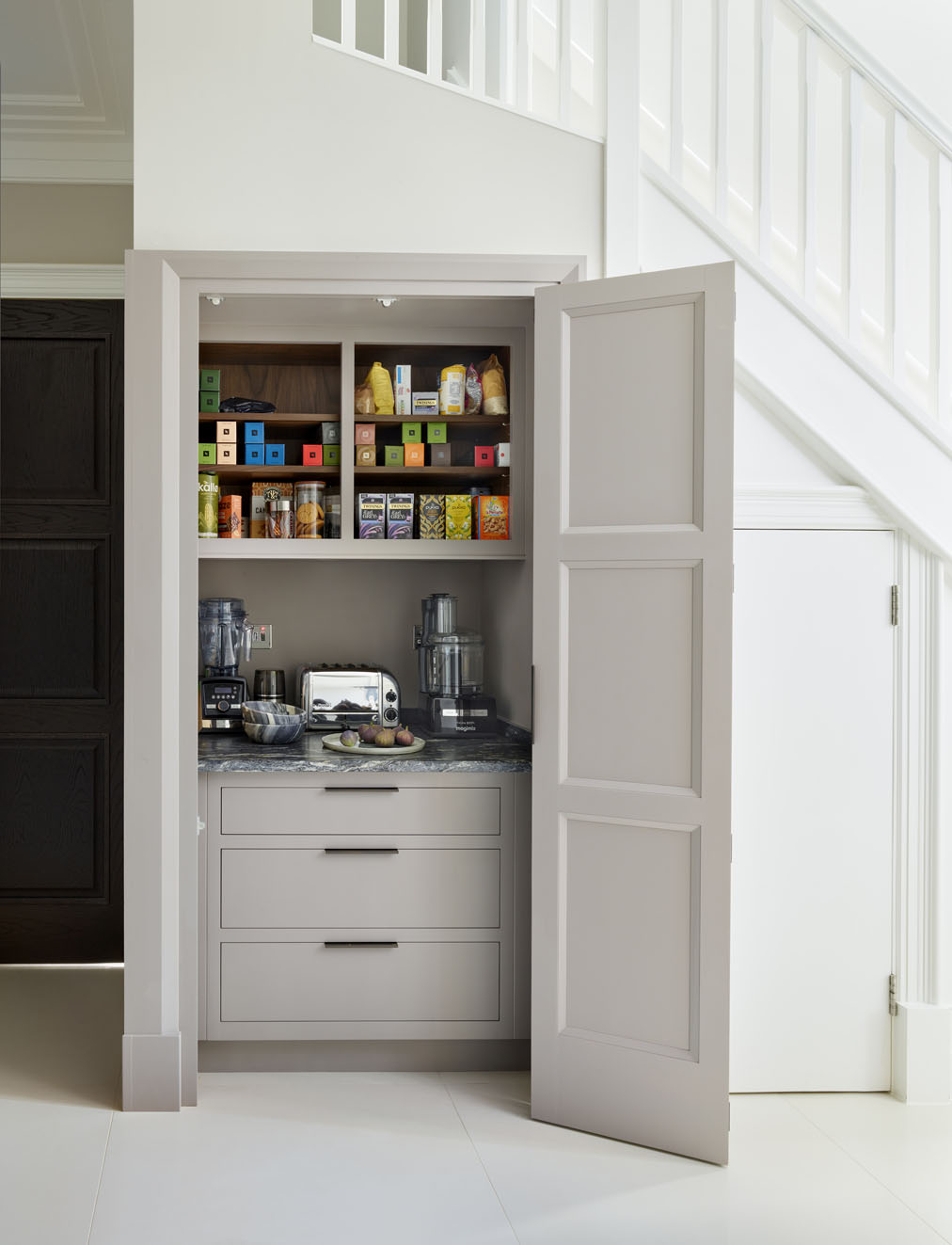 Neutral palette pantry design inspiration